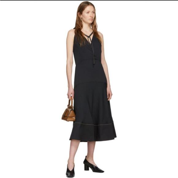 Proenza Schouler Sleeveless V-Neck Midi Dress - Picture 3 of 12